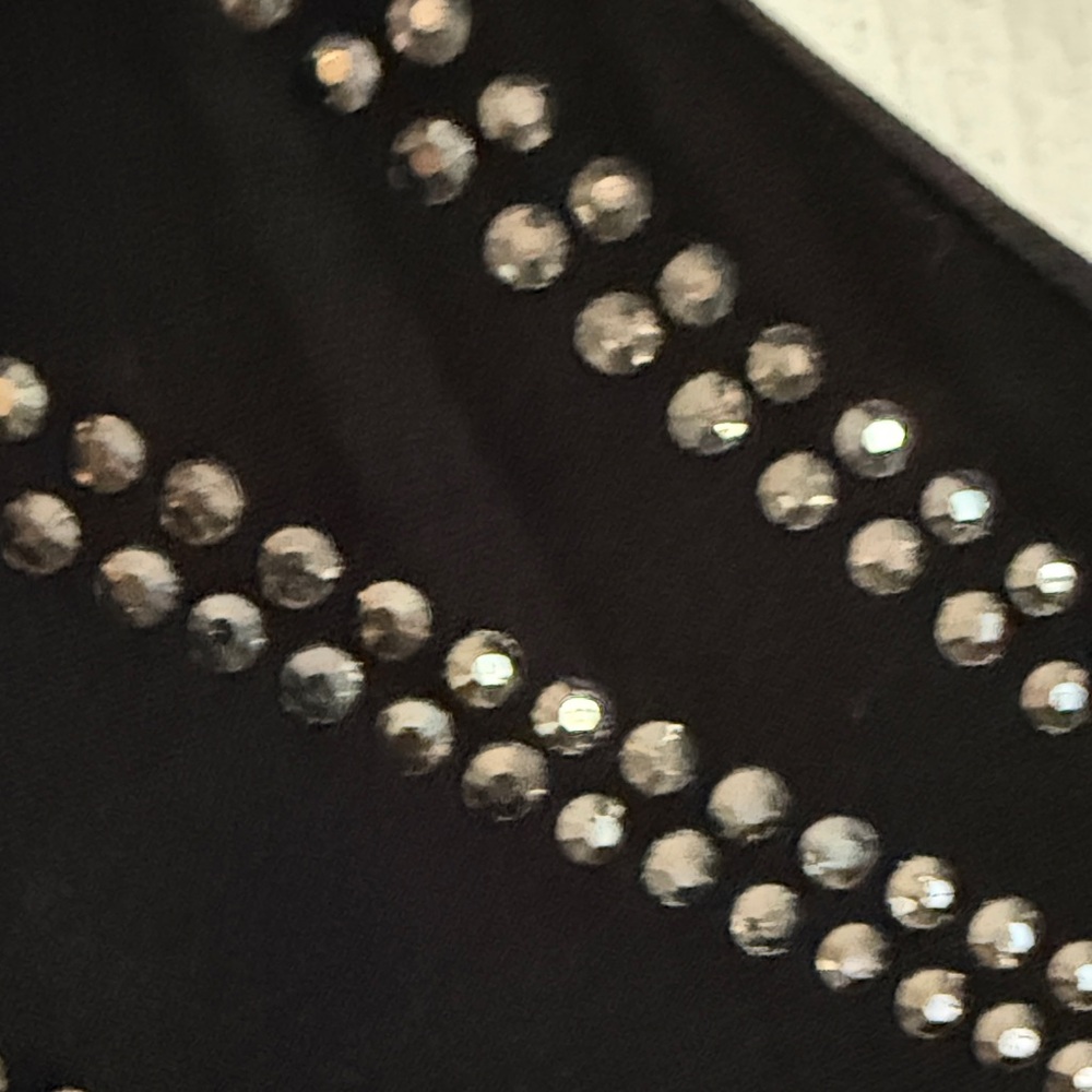 Carmen Marc Valvo Black V-Neck Mini Dress - Picture 5 of 5